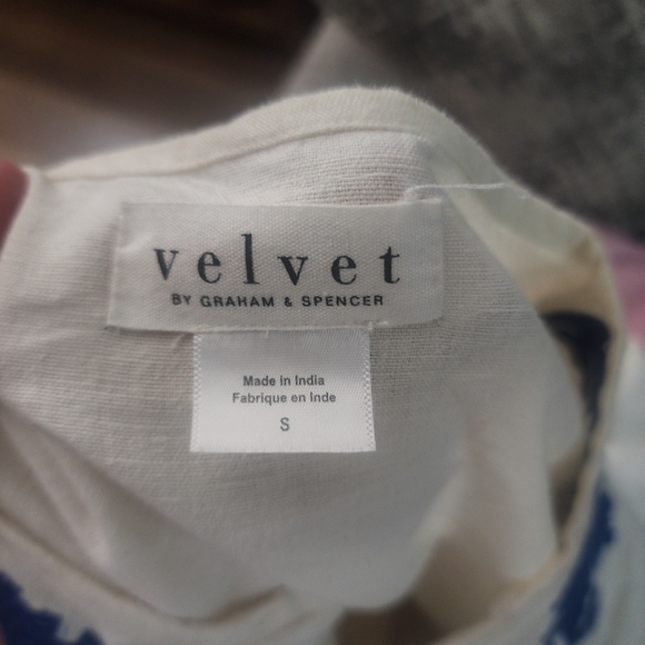 Anthropologie Velvet by Graham & Spencer Embroidered Boho Peasant Dress - Picture 6 of 10